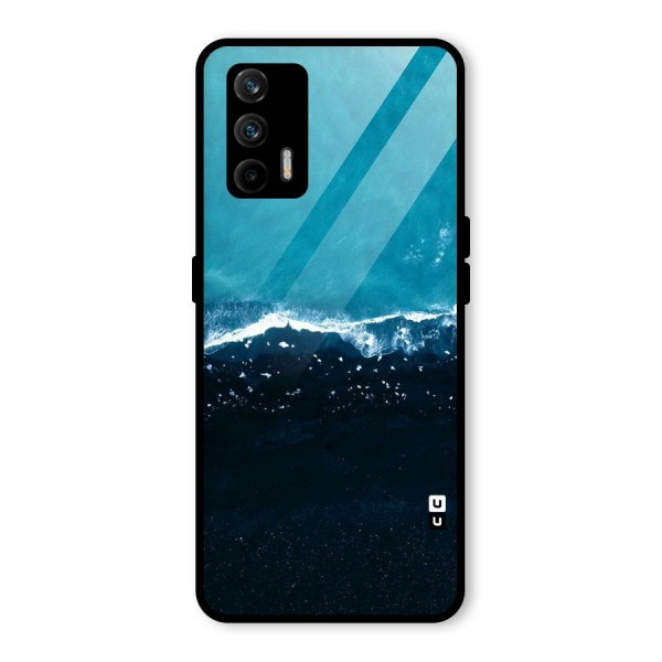 Ocean Blues Glass Back Case for Realme X7 Max