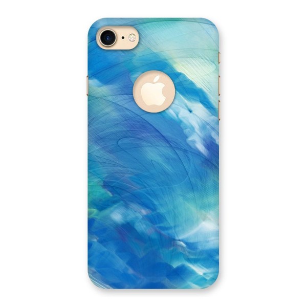 Ocean Mist Back Case for iPhone 7 Logo Cut