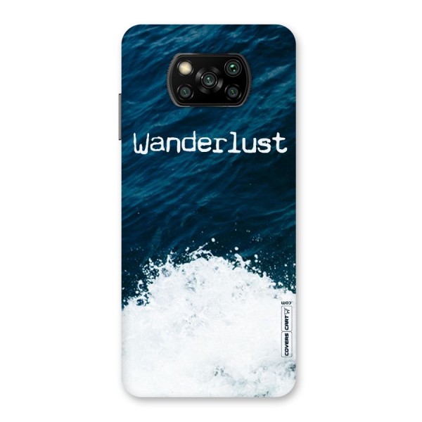 Ocean Wanderlust Back Case for Poco X3