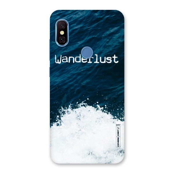 Ocean Wanderlust Back Case for Redmi Note 6 Pro