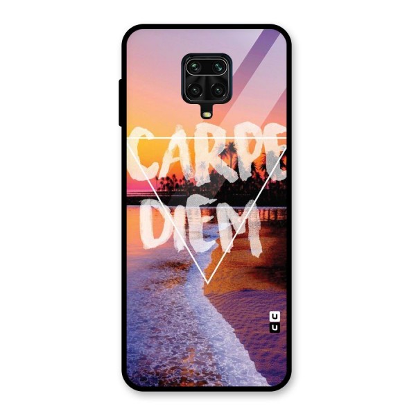 Oceanic Diem Glass Back Case for Redmi Note 9 Pro