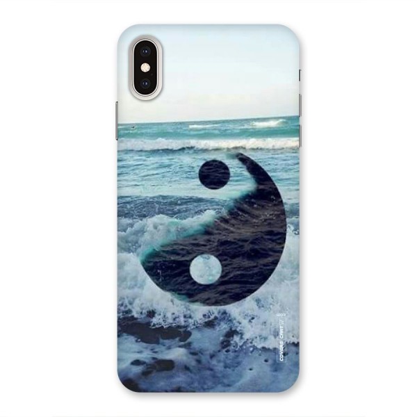Oceanic Peace Design Back Case for iPhone XS Max