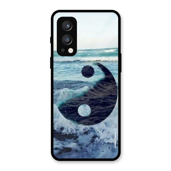 Oceanic Peace Design Glass Back Case for OnePlus Nord 2 5G