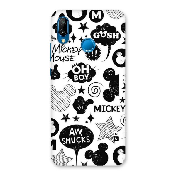 Oh Boy Design Back Case for Huawei P20 Lite