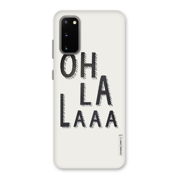 Oh La La Back Case for Galaxy S20