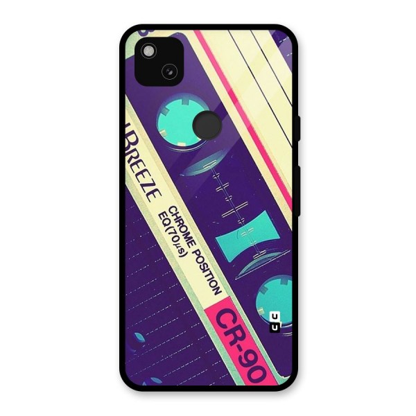 Old Casette Shade Glass Back Case for Google Pixel 4a