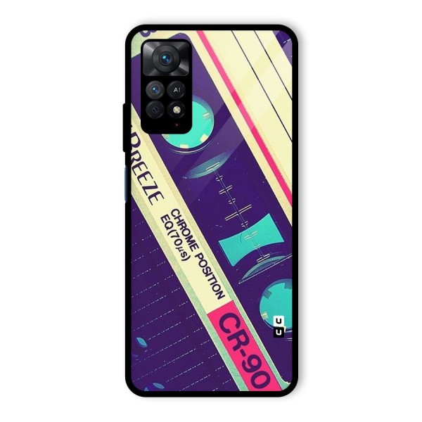 Old Casette Shade Glass Back Case for Redmi Note 11 Pro Plus 5G