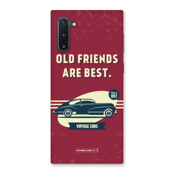 Old Friends Vintage Car Back Case for Galaxy Note 10