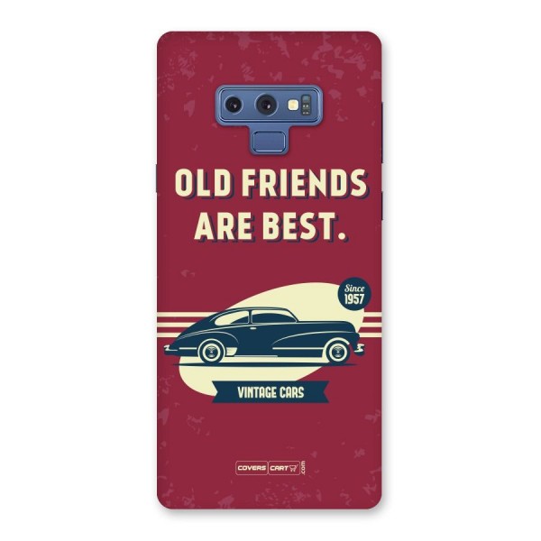 Old Friends Vintage Car Back Case for Galaxy Note 9