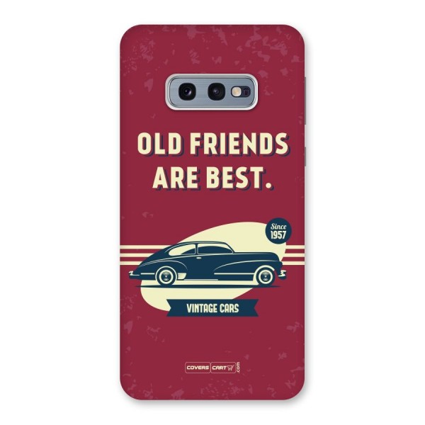 Old Friends Vintage Car Back Case for Galaxy S10e