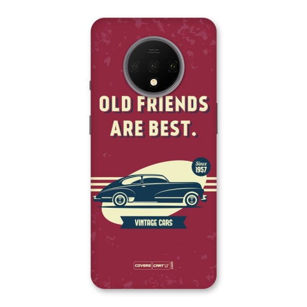 Old Friends Vintage Car Back Case for OnePlus 7T