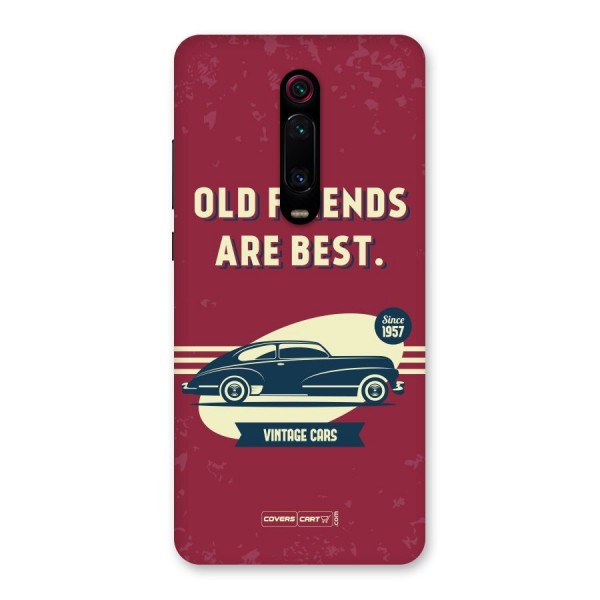 Old Friends Vintage Car Back Case for Redmi K20 Pro