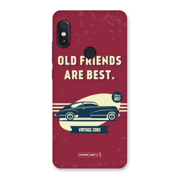Old Friends Vintage Car Back Case for Redmi Note 5 Pro