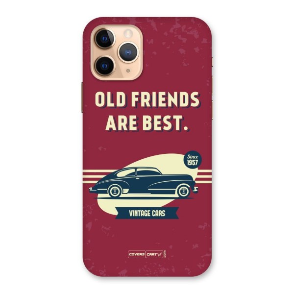 Old Friends Vintage Car Back Case for iPhone 11 Pro