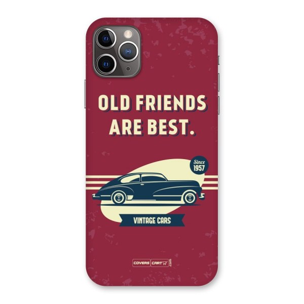 Old Friends Vintage Car Back Case for iPhone 11 Pro Max