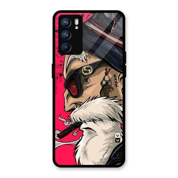 Old Man Swag Glass Back Case for Oppo Reno6 5G