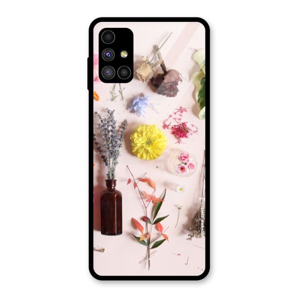 Old Petals Glass Back Case for Galaxy M51