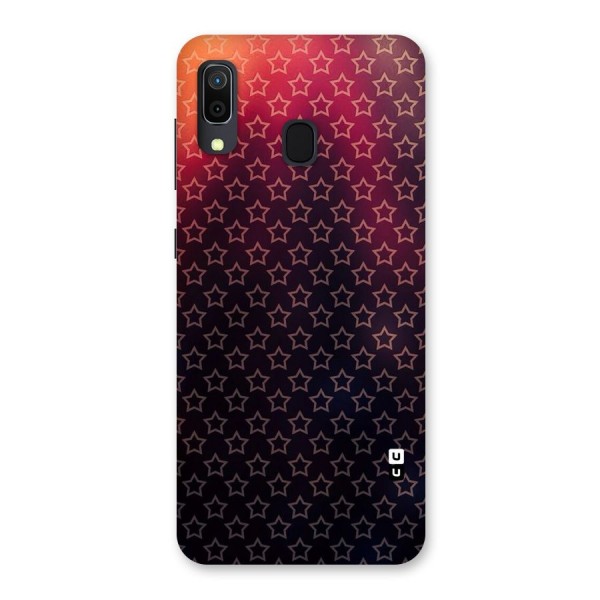 Ombre Stars Back Case for Galaxy A30