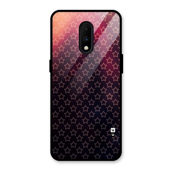 Ombre Stars Glass Back Case for OnePlus 7