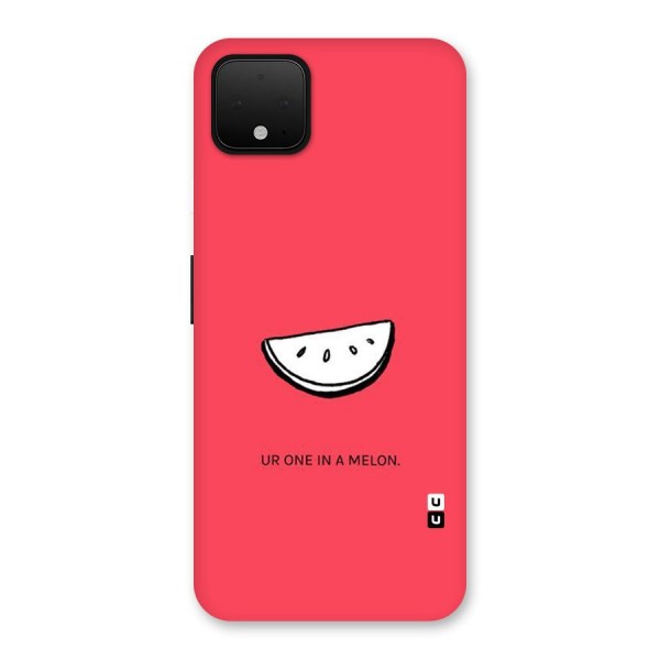 One In Melon Back Case for Google Pixel 4 XL
