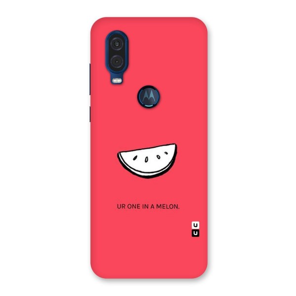One In Melon Back Case for Motorola One Vision