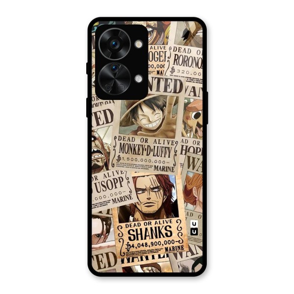 One Piece Most Wanted Glass Back Case for OnePlus Nord 2T