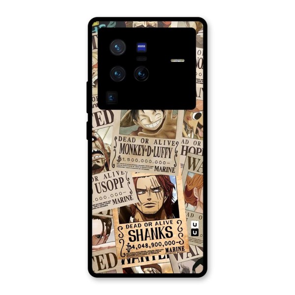 One Piece Most Wanted Glass Back Case for Vivo X80 Pro