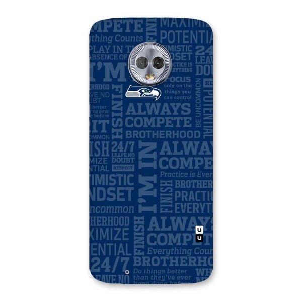 Optimistic Blue Back Case for Moto G6