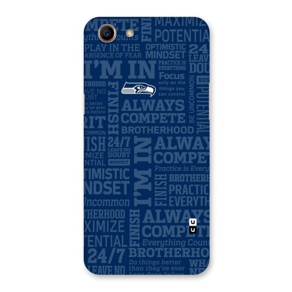 Optimistic Blue Back Case for Oppo A83 (2018)