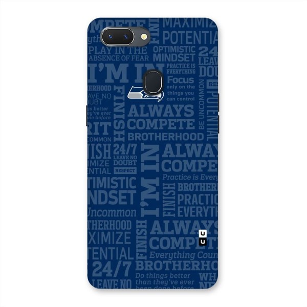 Optimistic Blue Back Case for Oppo Realme 2