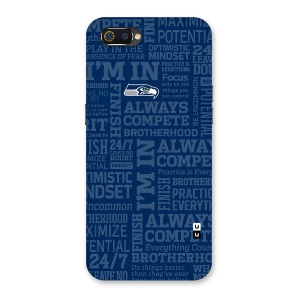 Optimistic Blue Back Case for Realme C2