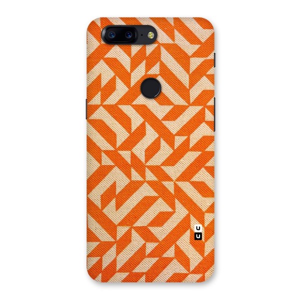 Orange Beige Pattern Back Case for OnePlus 5T