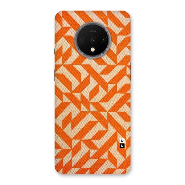 Orange Beige Pattern Back Case for OnePlus 7T