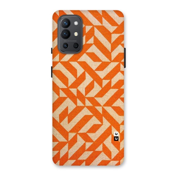 Orange Beige Pattern Back Case for OnePlus 9R