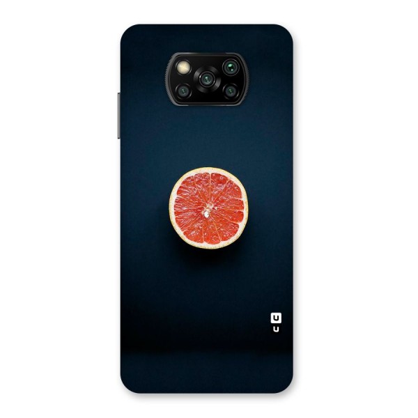 Orange Design Back Case for Poco X3