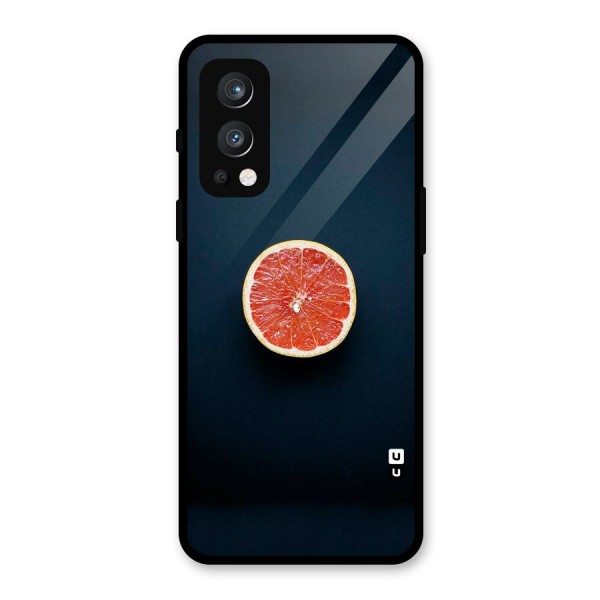 Orange Design Glass Back Case for OnePlus Nord 2 5G