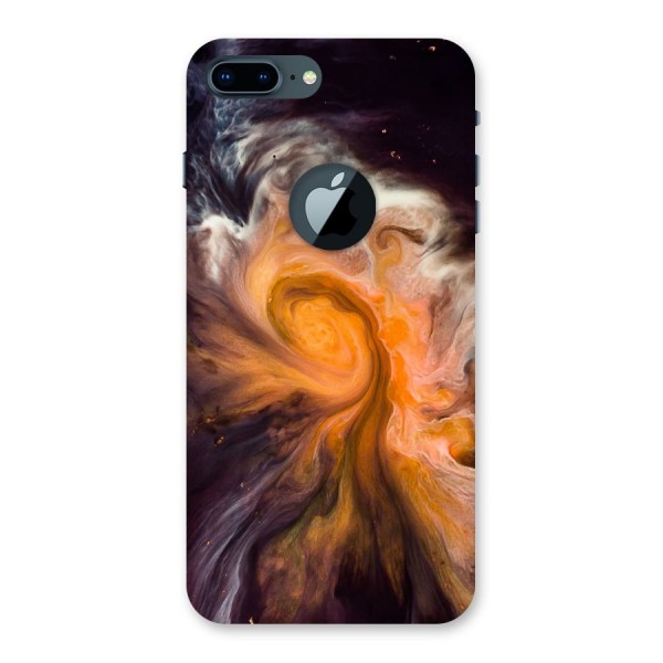 Orange Fusion Back Case for iPhone 7 Plus Logo Cut
