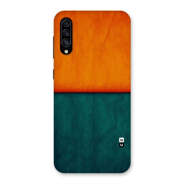 Orange Green Shade Back Case for Galaxy A30s