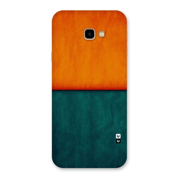 Orange Green Shade Back Case for Galaxy J4 Plus