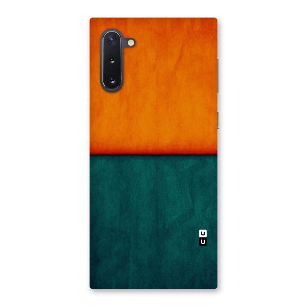 Orange Green Shade Back Case for Galaxy Note 10