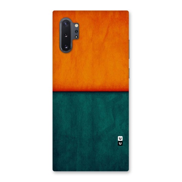 Orange Green Shade Back Case for Galaxy Note 10 Plus