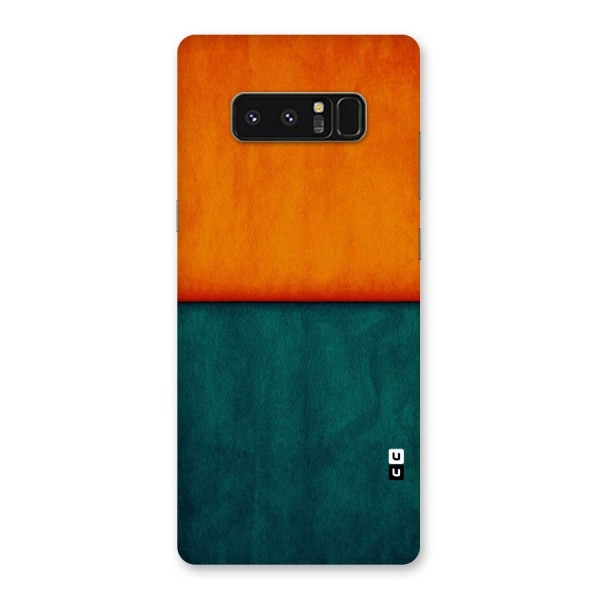Orange Green Shade Back Case for Galaxy Note 8