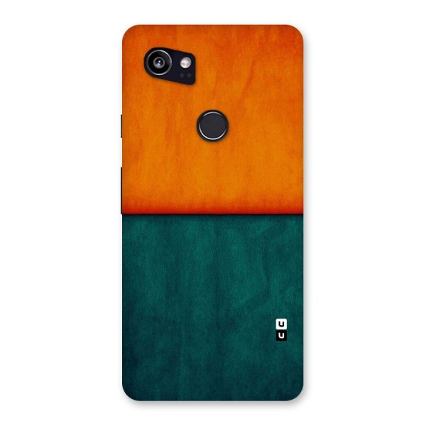 Orange Green Shade Back Case for Google Pixel 2 XL