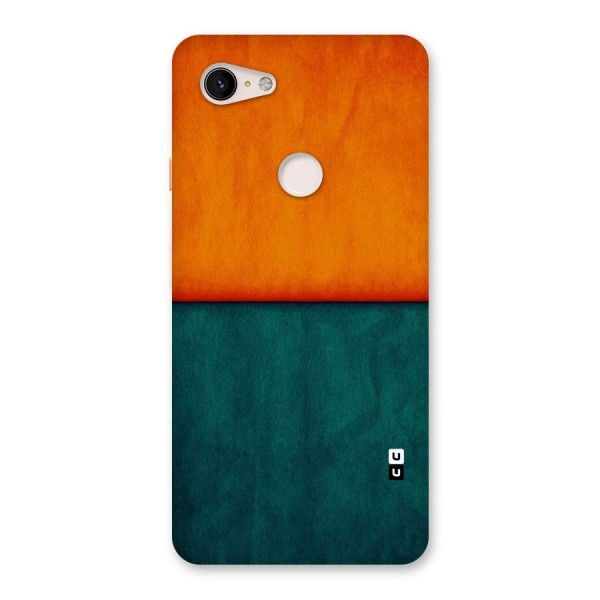 Orange Green Shade Back Case for Google Pixel 3 XL