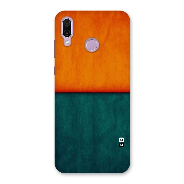 Orange Green Shade Back Case for Honor Play