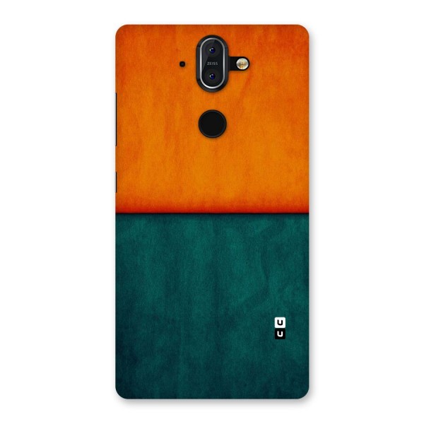 Orange Green Shade Back Case for Nokia 8 Sirocco
