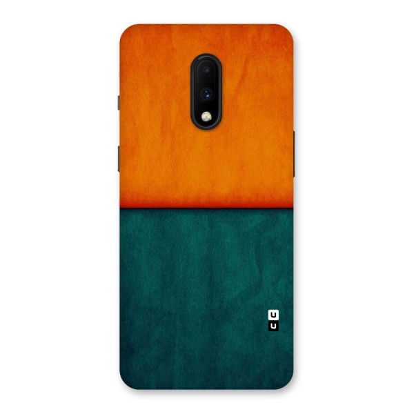 Orange Green Shade Back Case for OnePlus 7