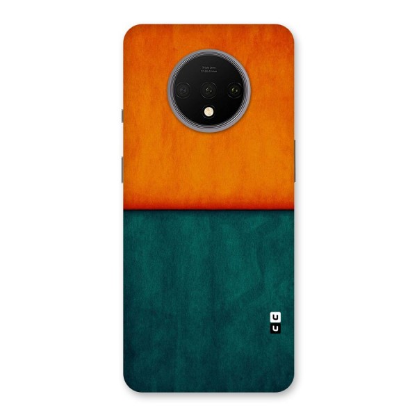 Orange Green Shade Back Case for OnePlus 7T