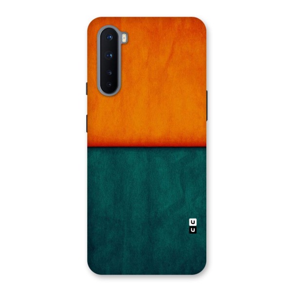 Orange Green Shade Back Case for OnePlus Nord