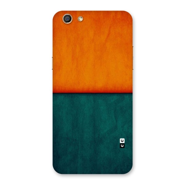 Orange Green Shade Back Case for Oppo F3